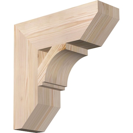 Ekena Millwork Imperial Slat Smooth Bracket, Douglas Fir, 5 1/2"W x 18"D x 18"H BKT06X18X18IMP06SDF
